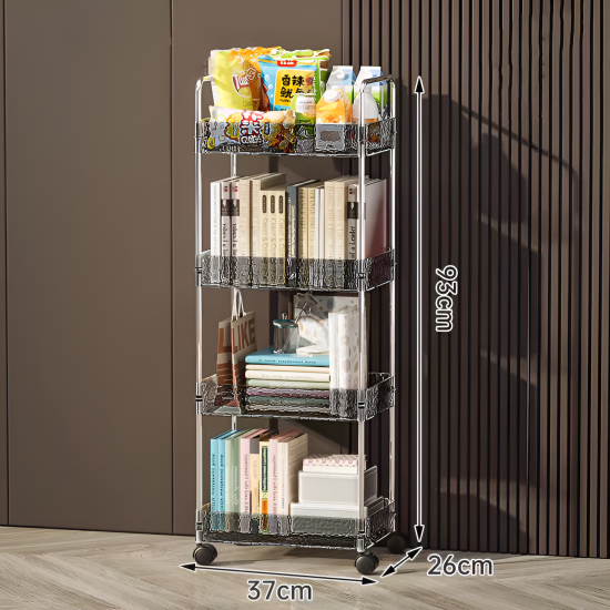 Plastic Trolley 4 Layers